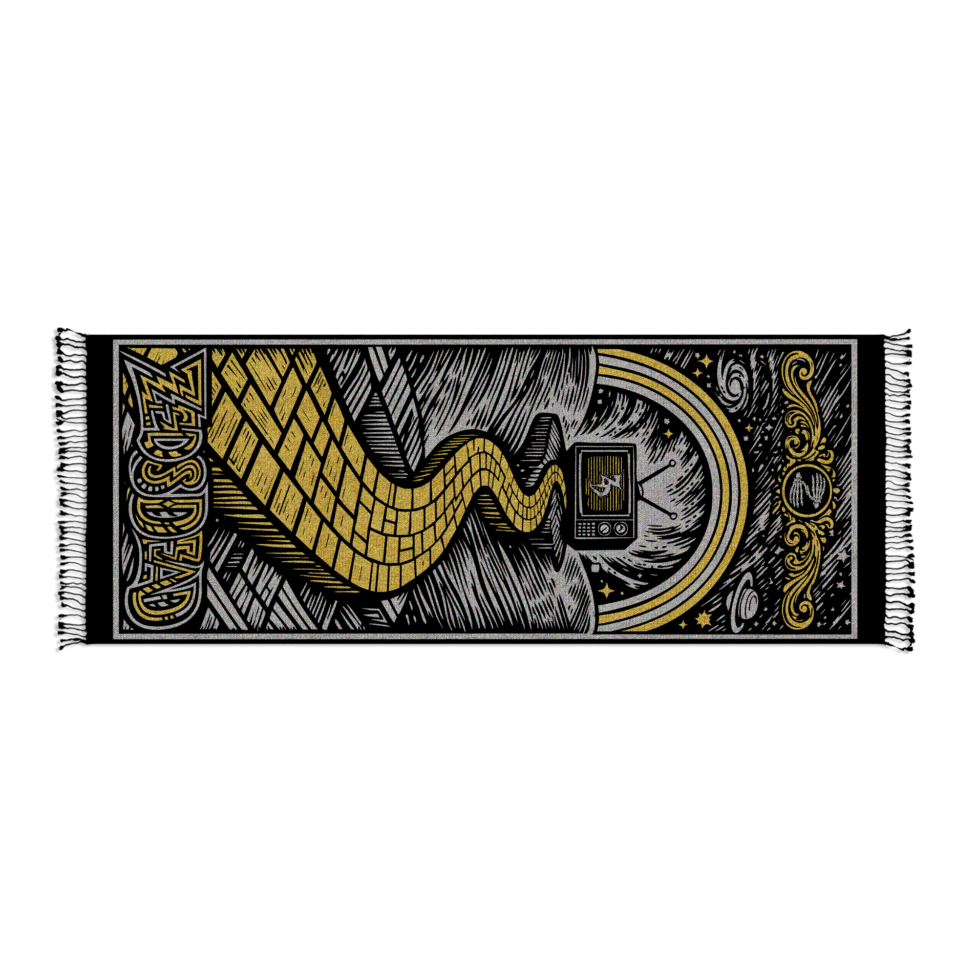 Pre Order) Zeds Dead - Beyond The Rainbow Metallic Knit Pashmina