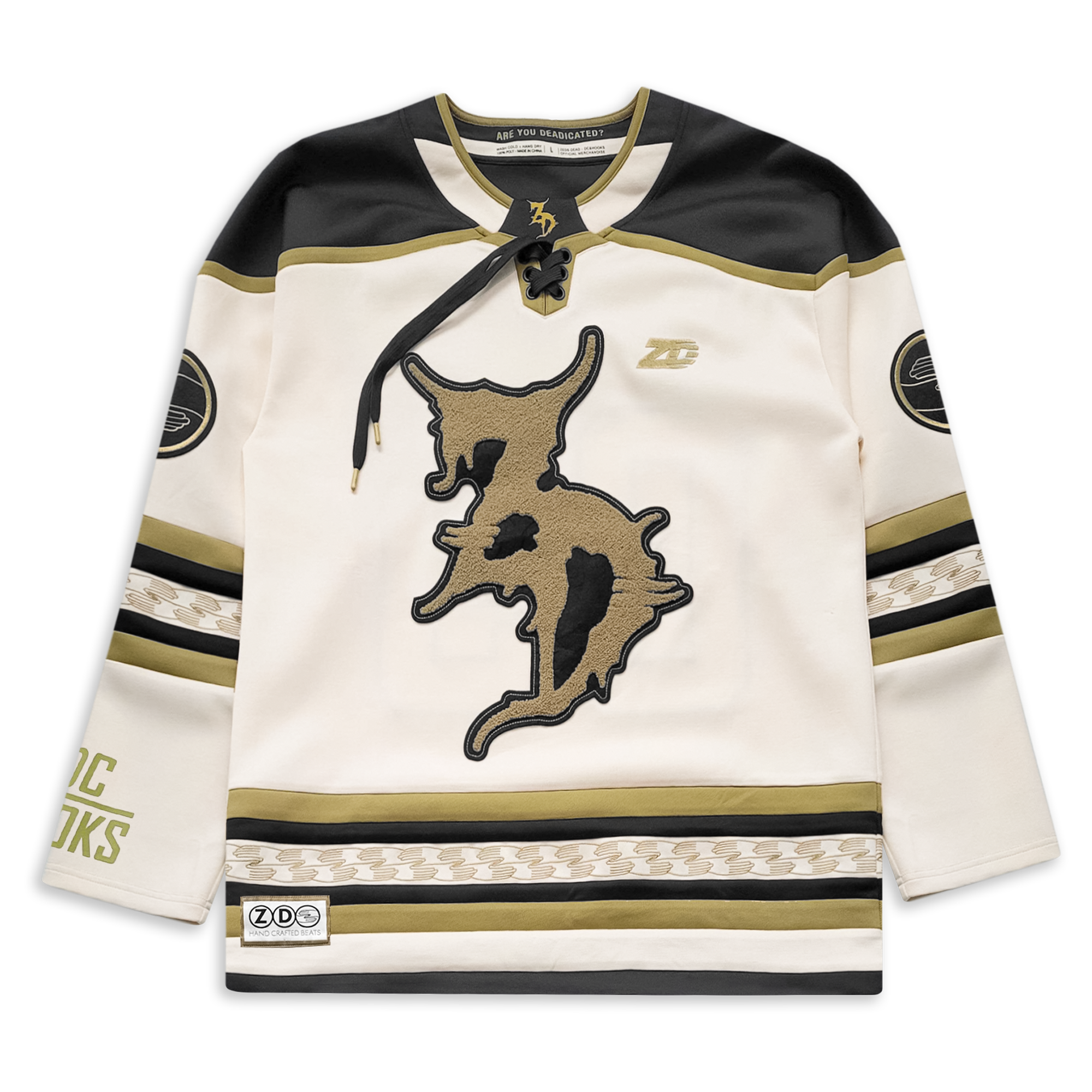 ZEDS DEAD - ROYALE HOCKEY JERSEY - TAN – Zeds Dead Official Shop