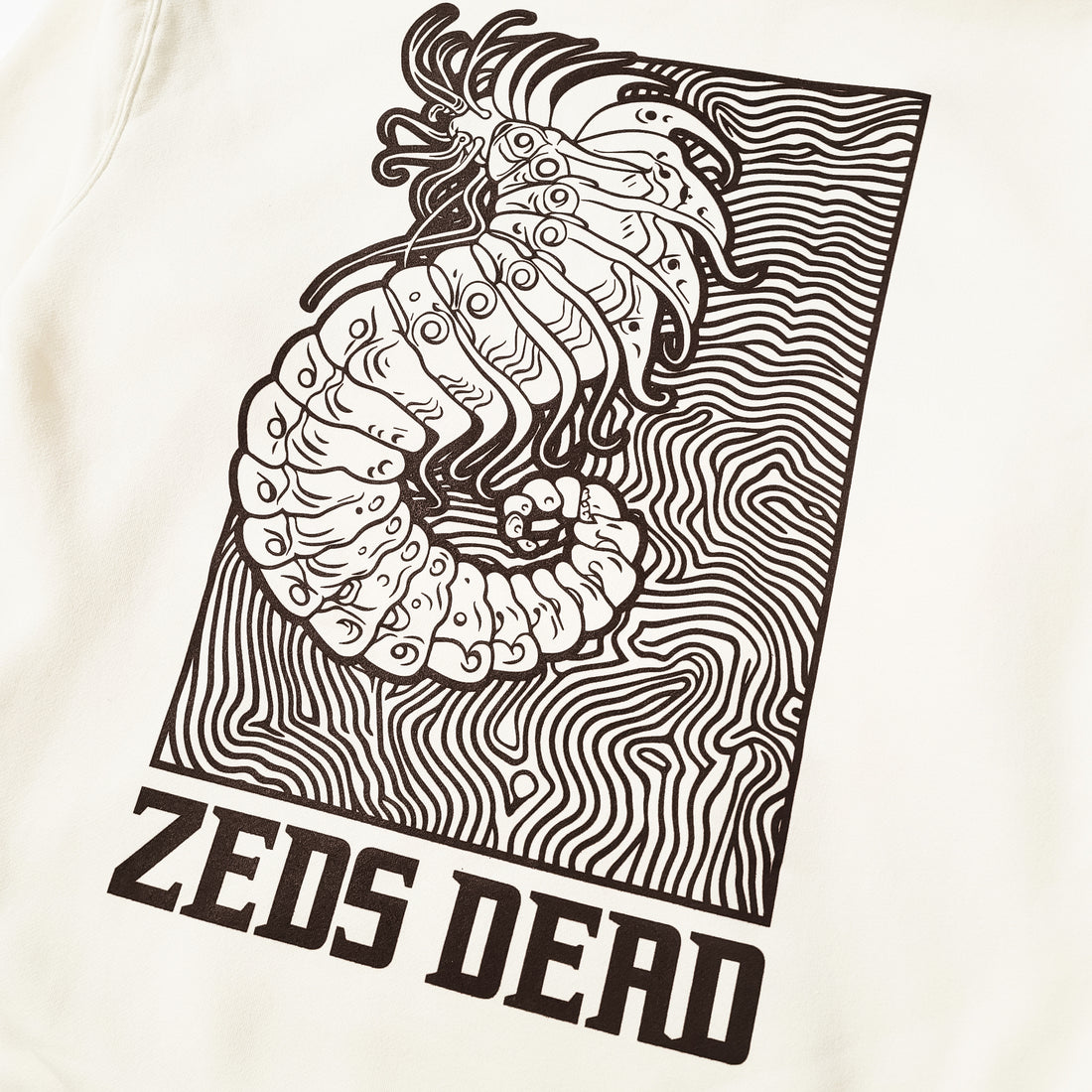 ZEDS DEAD - Earworm Heavyweight Hoodie - Bone