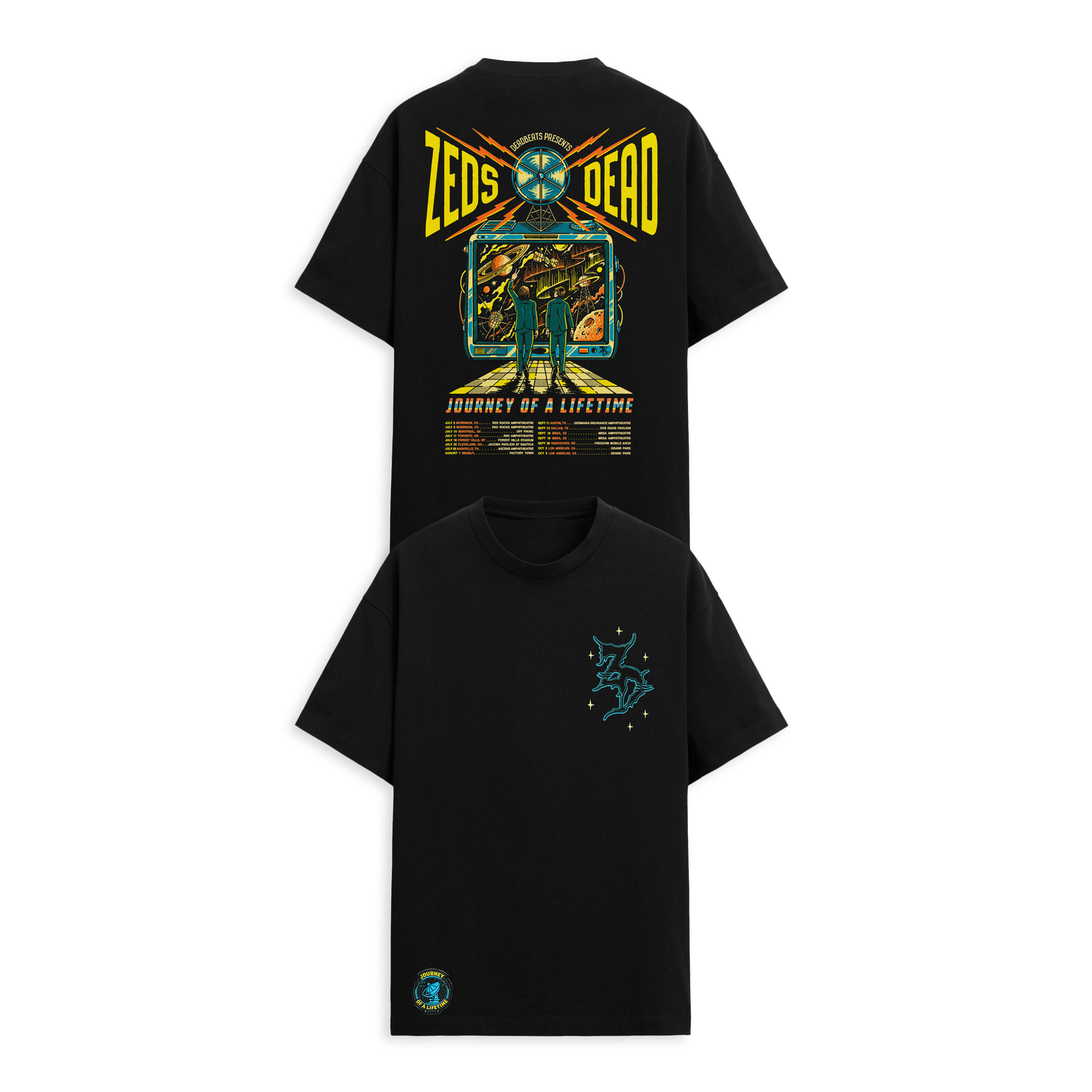 Zeds Dead - Journey Of A Lifetime - Tour Tee – Zeds Dead Official Shop