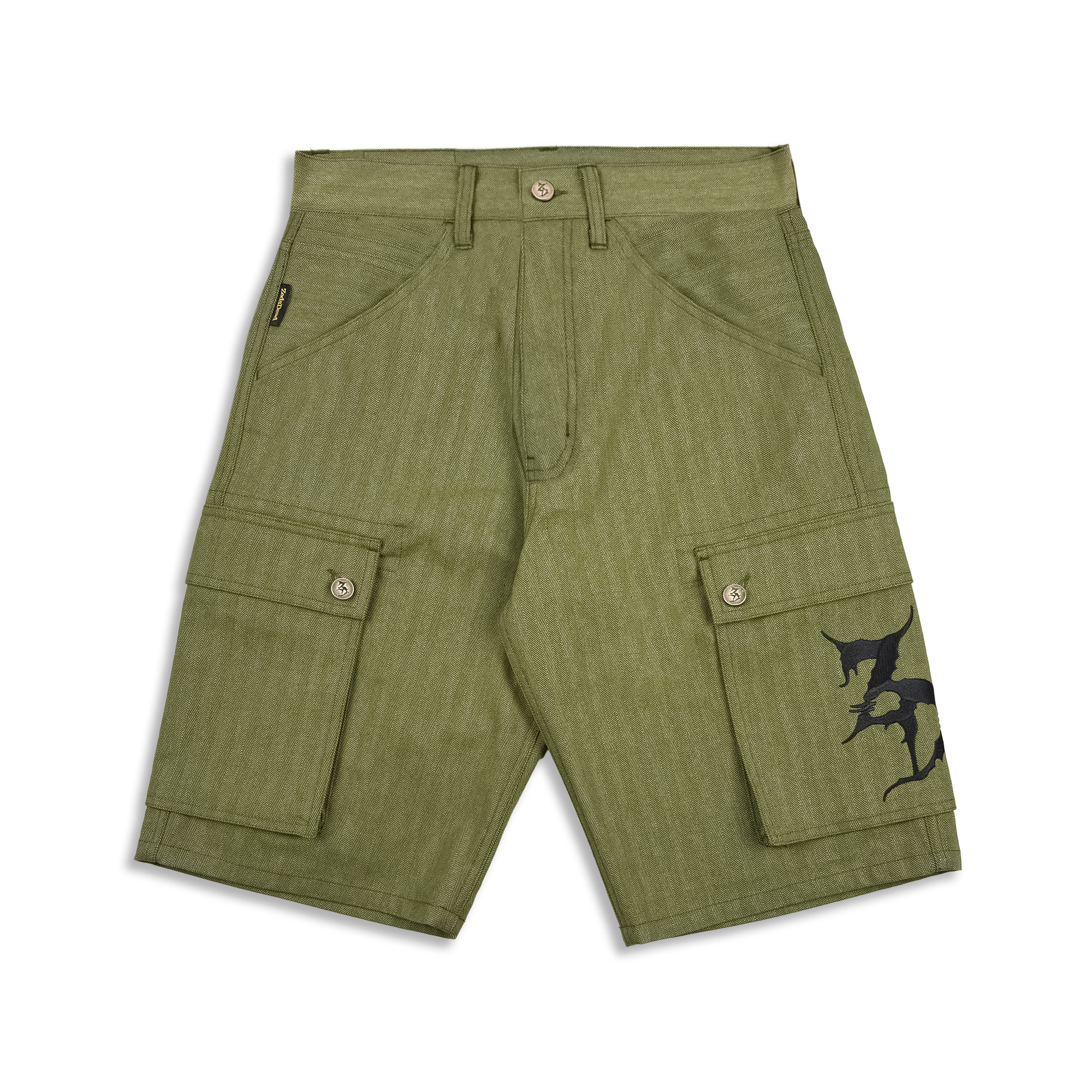 Dead Threadz - Cargo Shorts - Army Green – Zeds Dead Official Shop