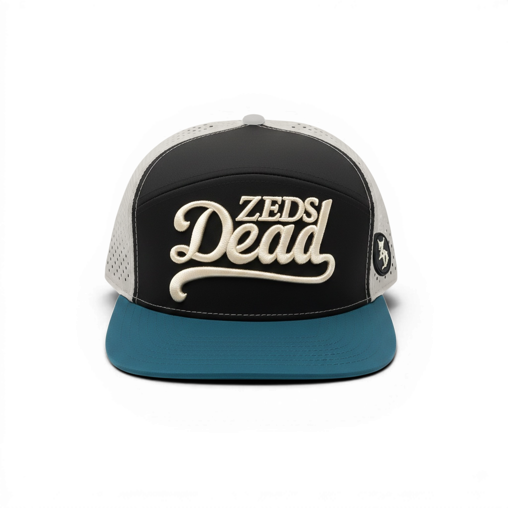 Zeds Dead - Top Shelf Hat - Dk Brown / Beige / Blue – Zeds Dead