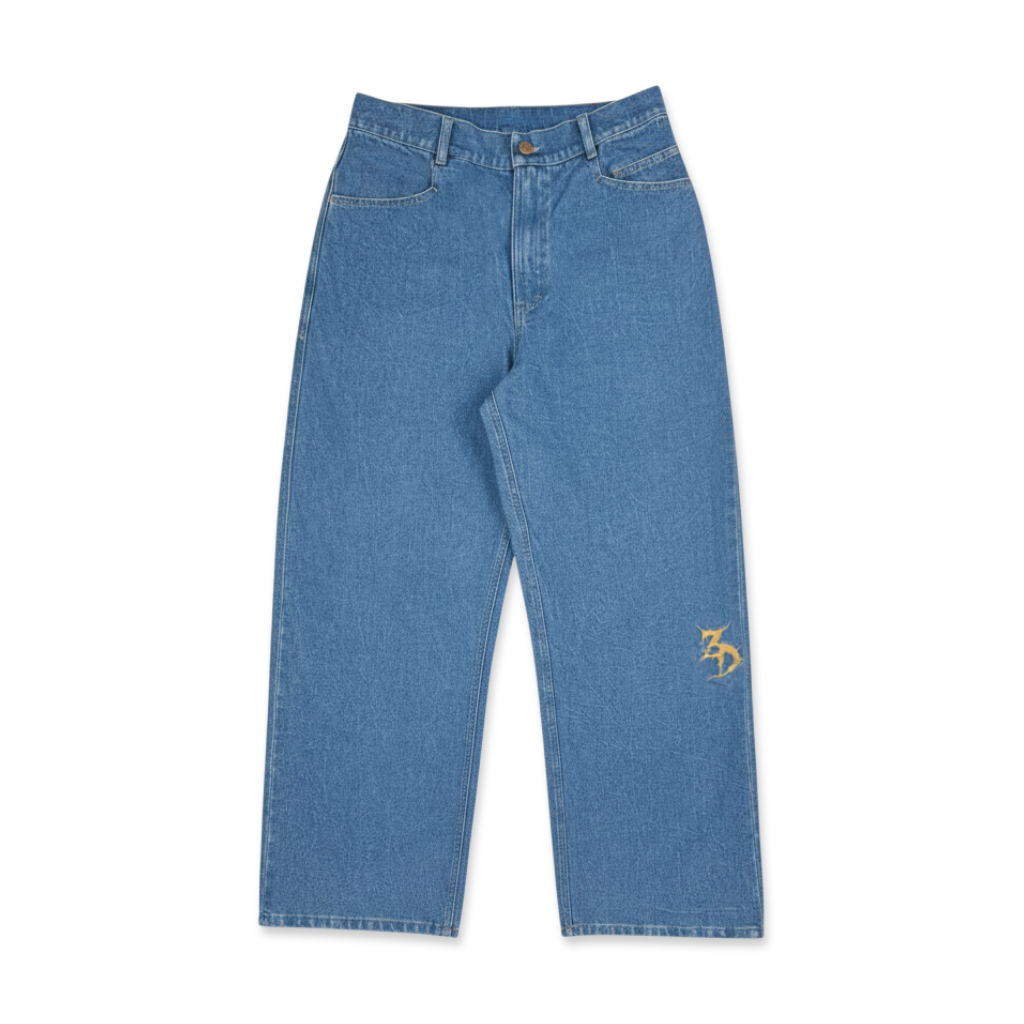 Pre Order) Dead Threadz - Washed Blue Denim Jeans – Zeds Dead