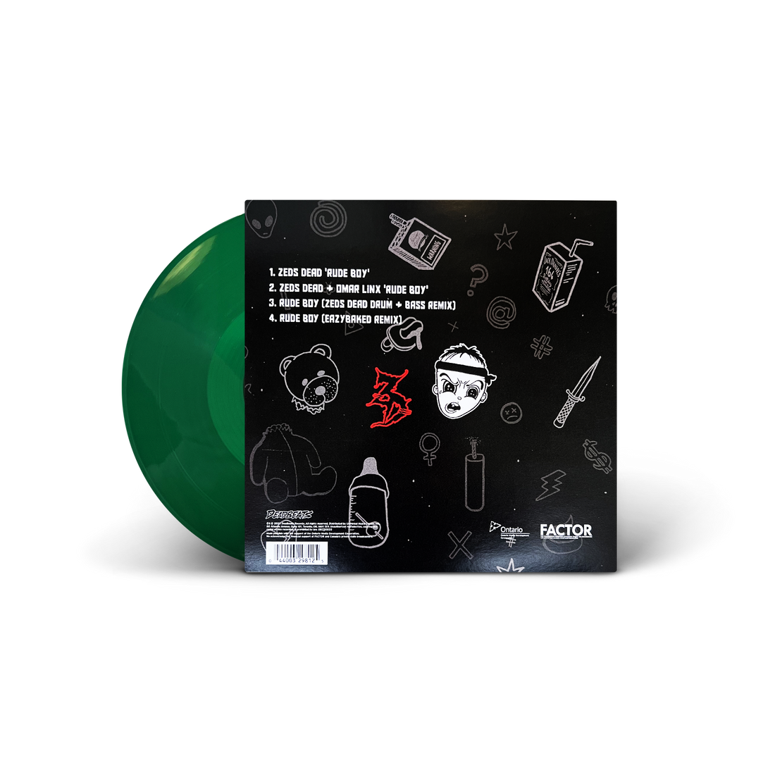 Zeds Dead - Rude Boy - EP Vinyl - Emerald
