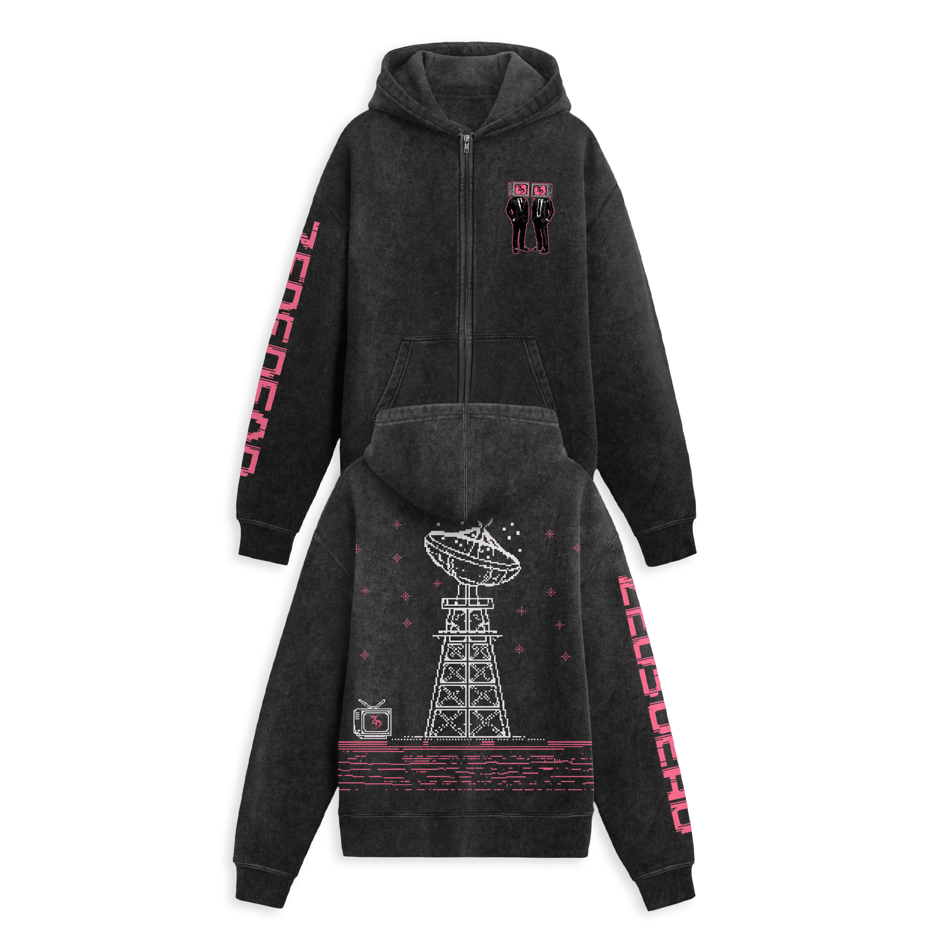 Zeds Dead - Communication Breadown Zip Up Hoodie – Zeds Dead