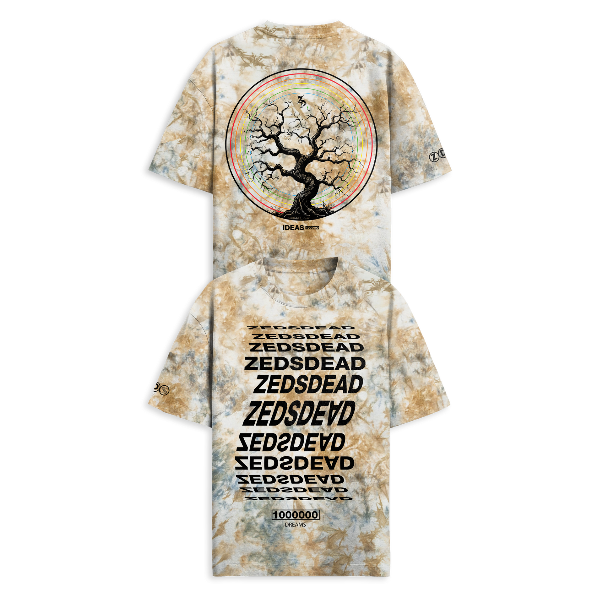 ZEDS DEAD - DREAM TREE TIE DYE TEE – Zeds Dead Official Shop