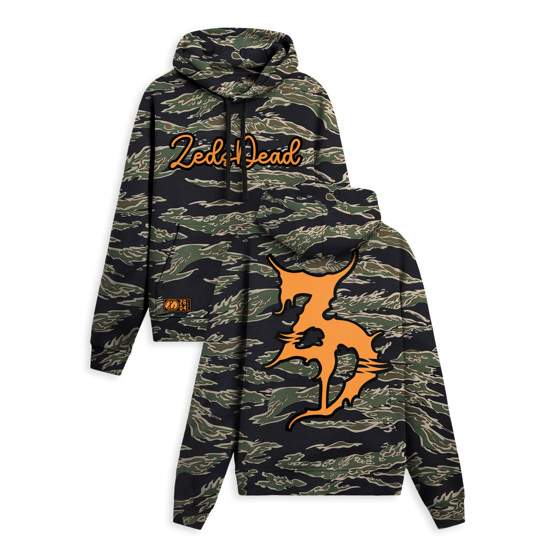 ZEDS DEAD - Eazy Tiger Premium Heavyweight Camo Hoodie