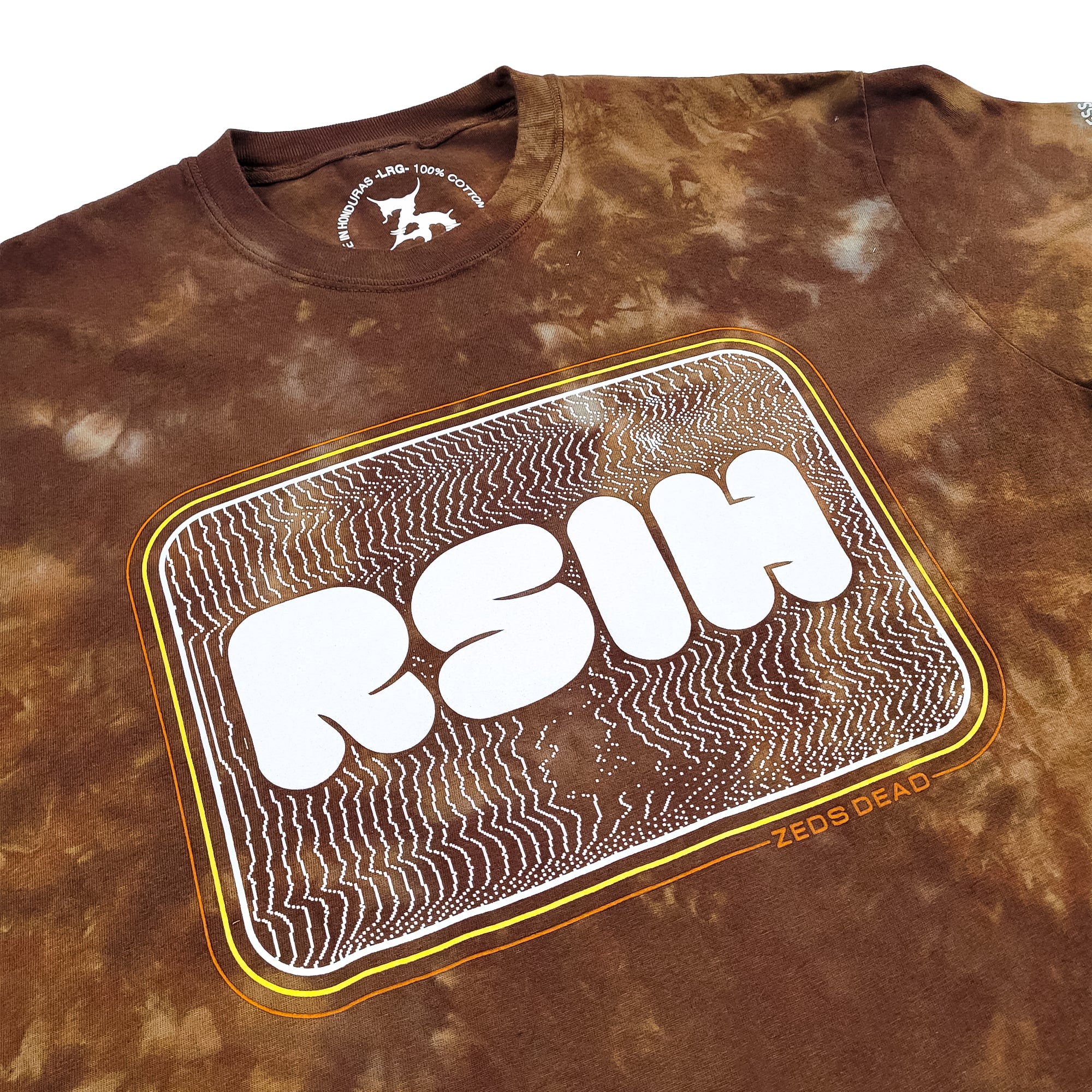 ZEDS DEAD - GOOD NIGHT TIE DYE TEE - BROWN – Zeds Dead Official Shop