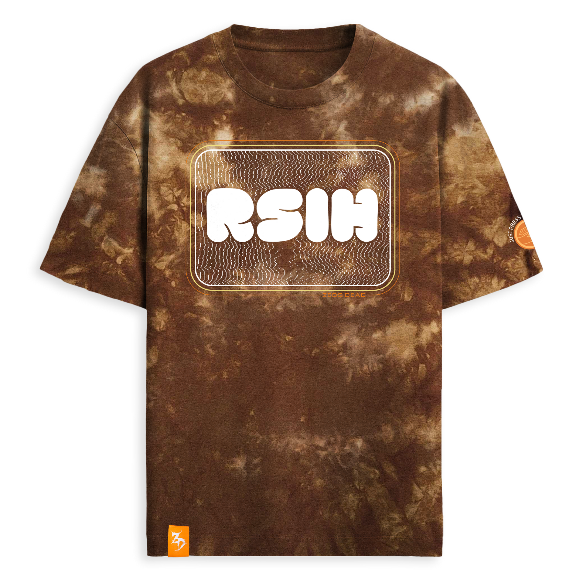 ZEDS DEAD - GOOD NIGHT TIE DYE TEE - BROWN – Zeds Dead Official Shop