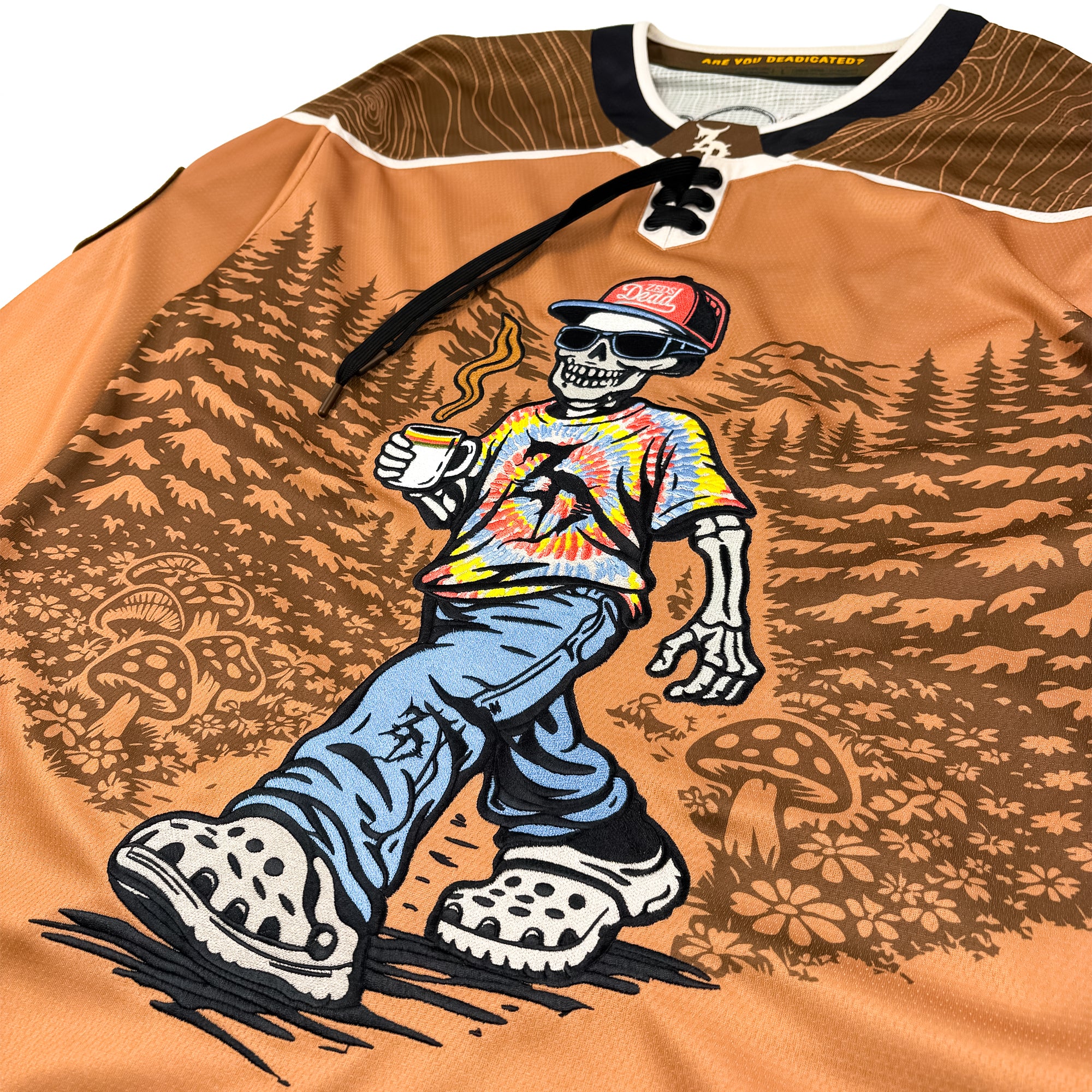 Zeds Dead - Afterglow Hockey Jersey - Brown – Zeds Dead Official Shop