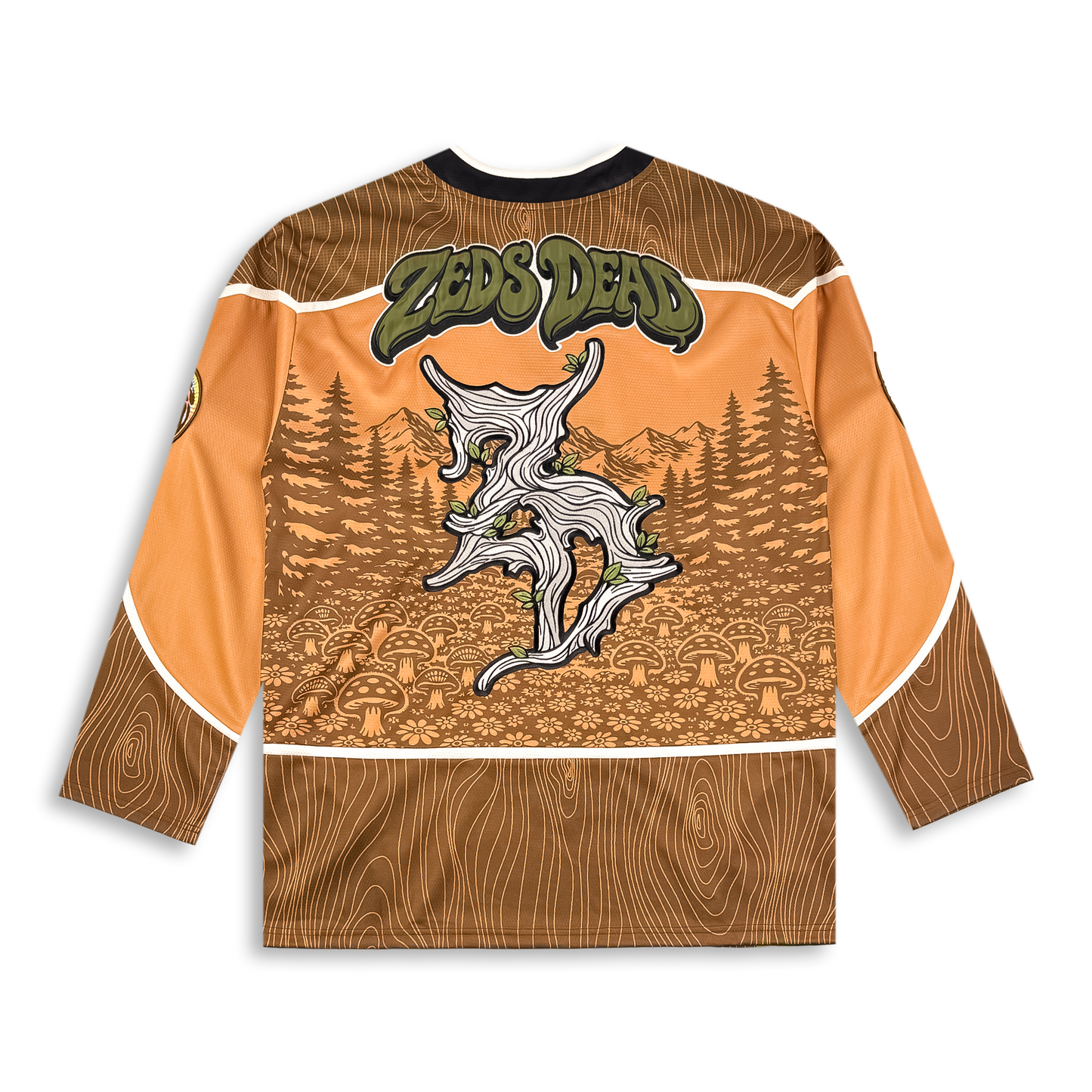 Zeds Dead - Afterglow Hockey Jersey - Brown – Zeds Dead Official Shop Zeds Dead - Afterglow Hockey Jersey - Brown – Zeds Dead Official Shop