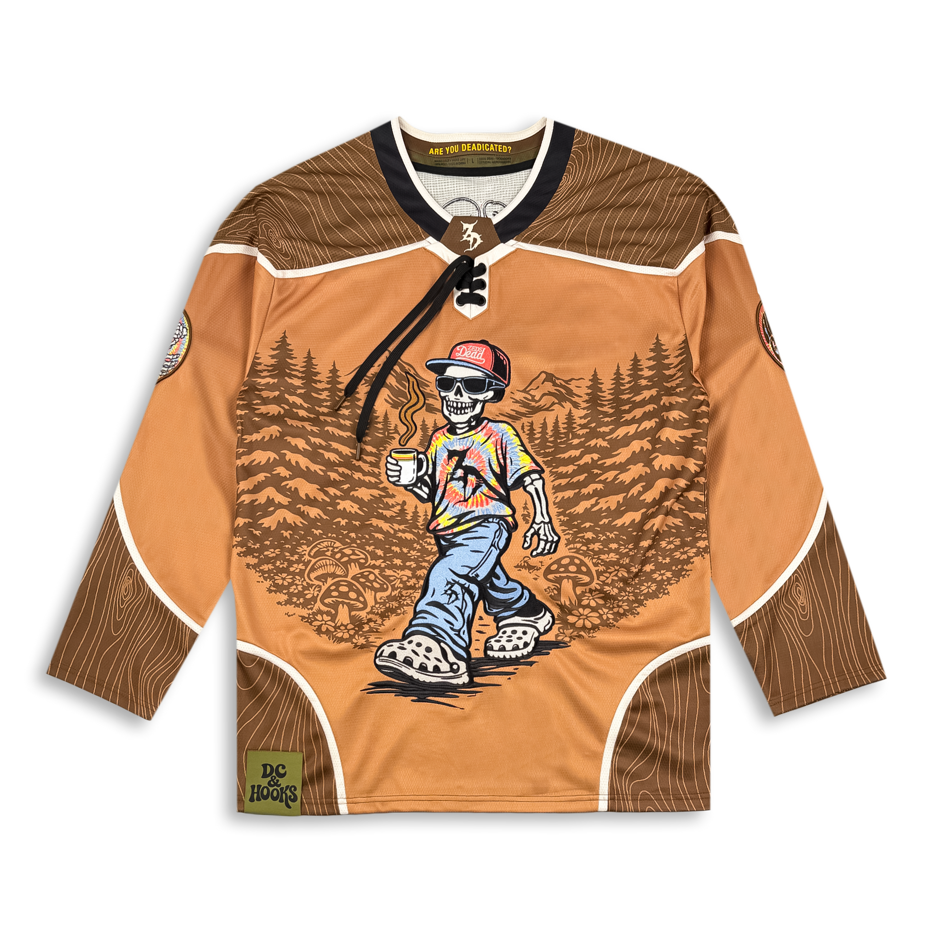 Zeds Dead - Afterglow Hockey Jersey - Brown – Zeds Dead Official Shop