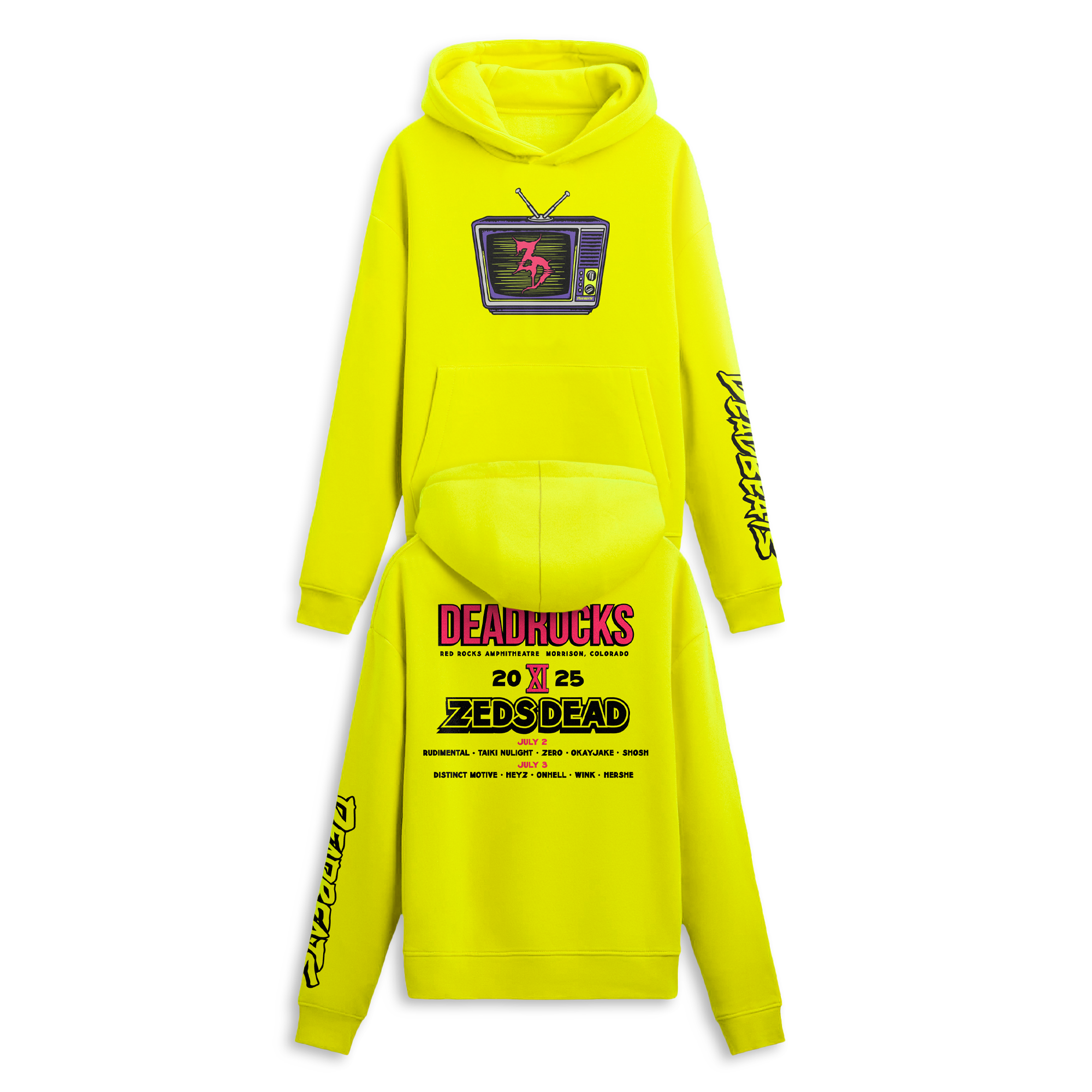 Dead Rocks Xi Deadrocks XI - Premium Mid-Heavyweight Hoodie – Zeds Dead Official Shop