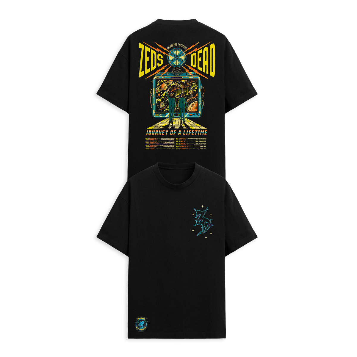 Zeds Dead - Journey Of A Lifetime - Tour Tee – Zeds Dead Official Shop