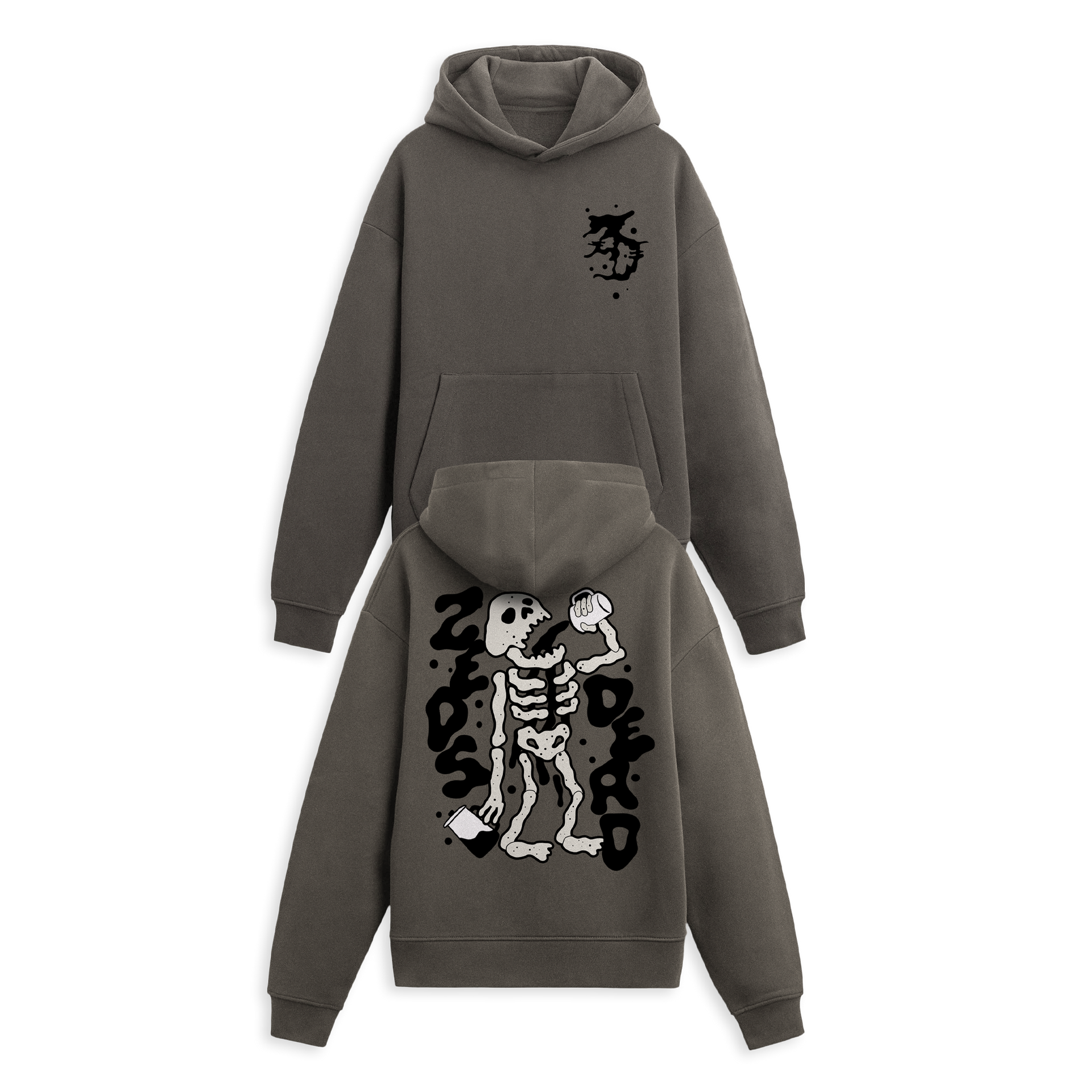 Zeds Dead - Pressin Beanz - Relax Hoodie - Faded Gray – Zeds Dead