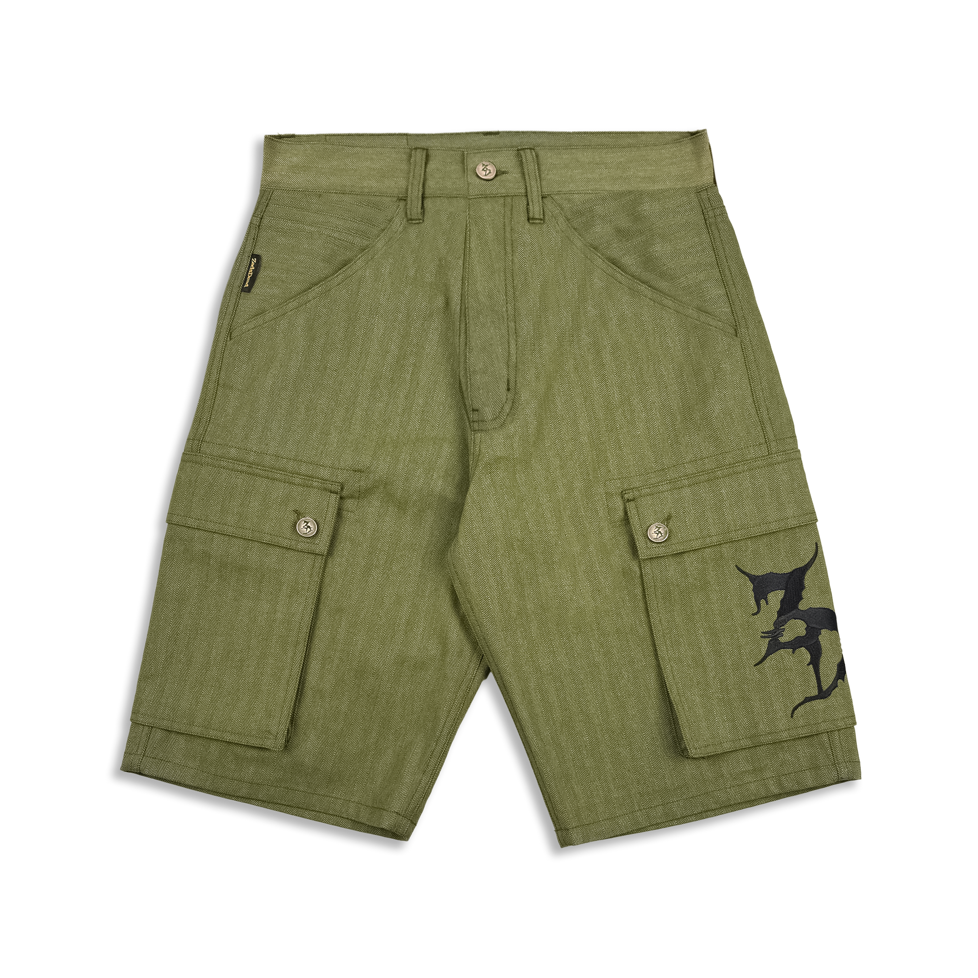 Dead Threadz - Cargo Shorts - Army Green – Zeds Dead Official Shop