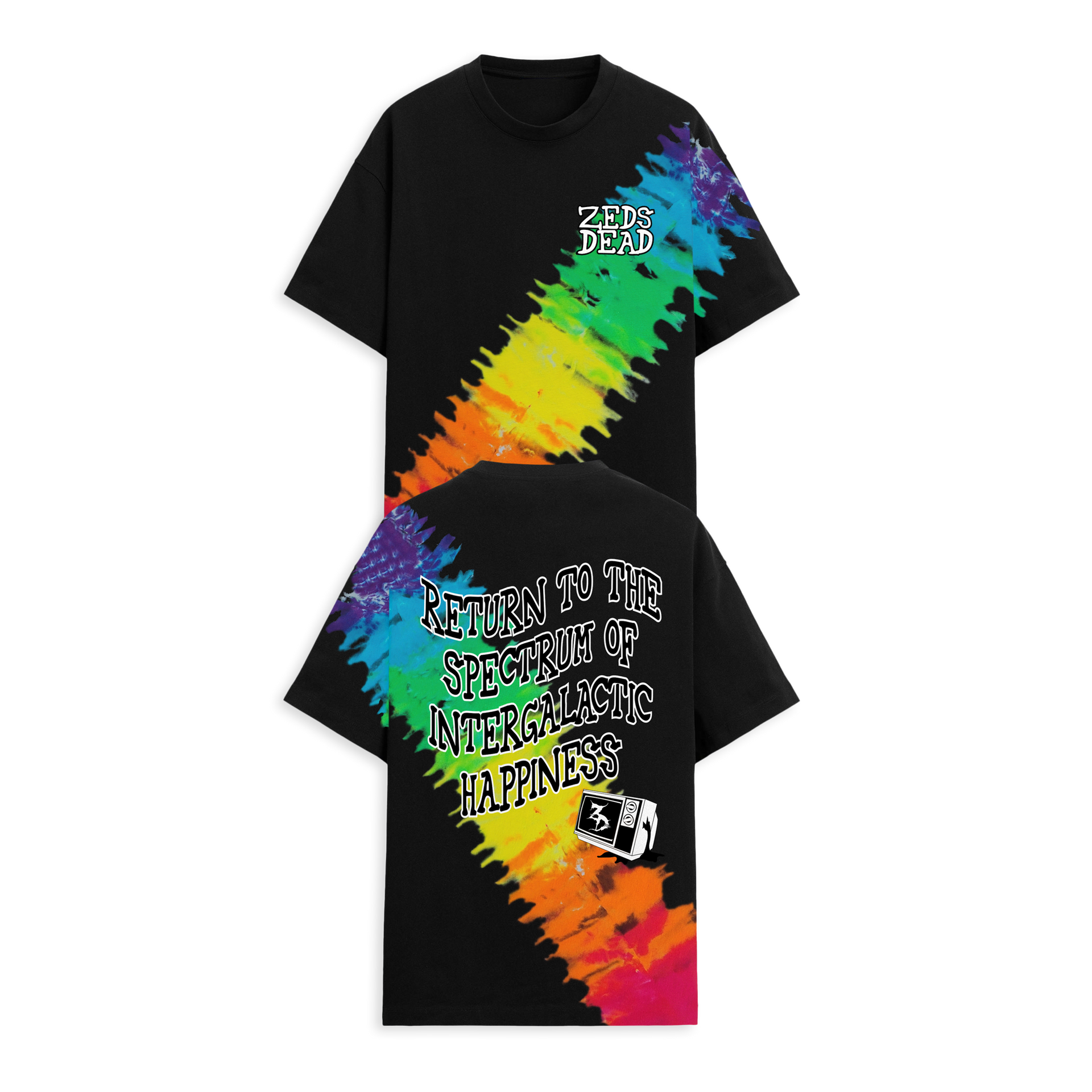 ZEDS DEAD - TELEGAZER TIE DYE TEE – Zeds Dead Official Shop ZEDS DEAD - TELEGAZER TIE DYE TEE – Zeds Dead Official Shop