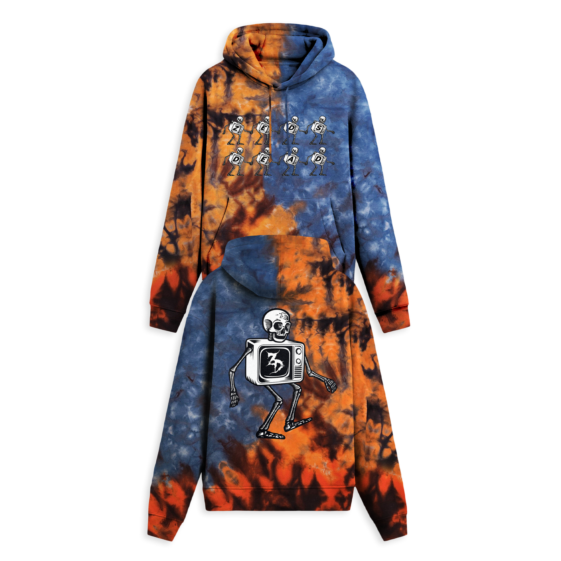 Zeds Dead - Parade Tie dye Hoodie – Zeds Dead Official Shop