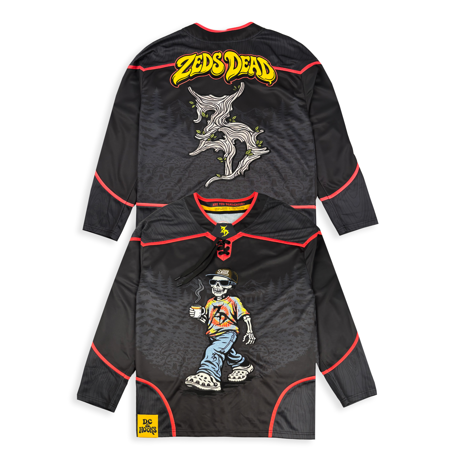 Zeds Dead - Afterglow Hockey Jersey - Black – Zeds Dead Official Shop
