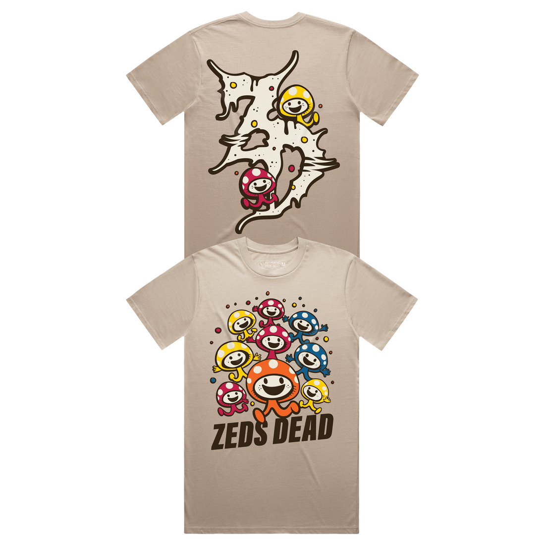 Zeds Dead - Keep Your Caps On - Sand Tee