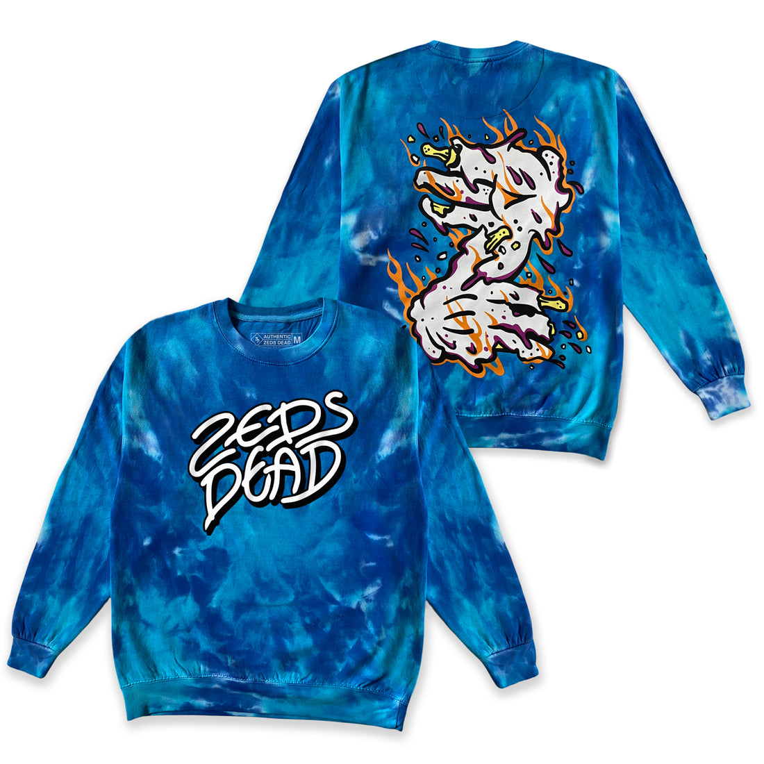 Zeds Dead - Endure - Tie Dye Crew Sweatshirt